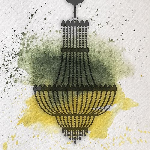 Chandelier 3 Art Print