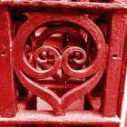 Red Iron Gate Art Print