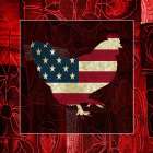 American Rooster 2 Art Print