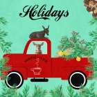 Christmas Animals Art Print