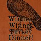 Turkey Dinner Art Print