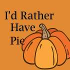 Pie First 2 Art Print