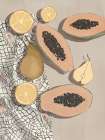 Fruta de bomba Art Print