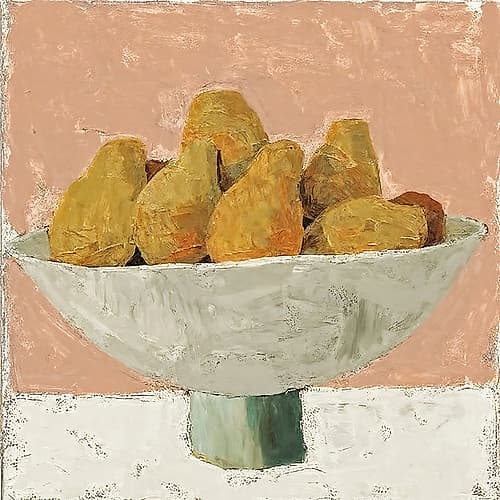 Bowl of Pears Art Print