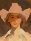 Annies Dusty Ride Art Print