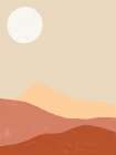 Desert Sun Poster Art Print