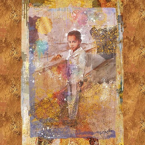 Little African Boy II Inspirational Print
