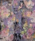 Floral Geisha II Art Print