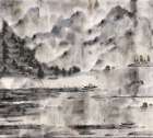 Vintage Chinese Landscape Art Print