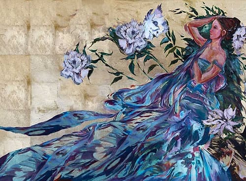 Pimavera Blue Art Print