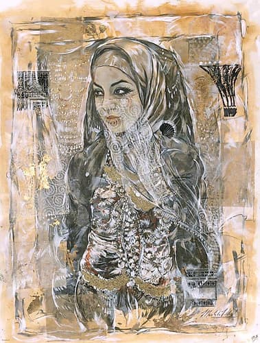 Dubai Light Beige Art Print