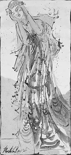 India Ink Dancer I Mode reproduction