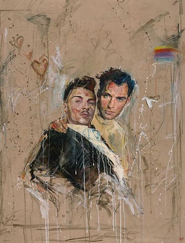 Gay In New York I Art Print