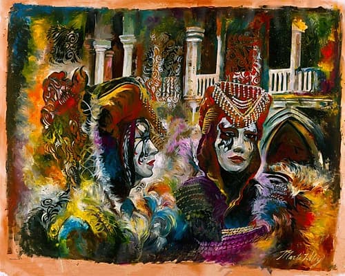 Venice Colorful Art Print