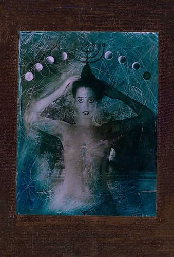 Dragonfly Moon Inspirational Print