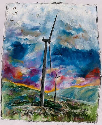 Wind Enegy II Inspirational Print