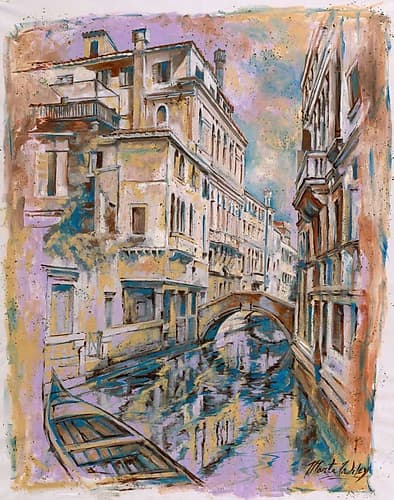 Beige, Venice Art Print