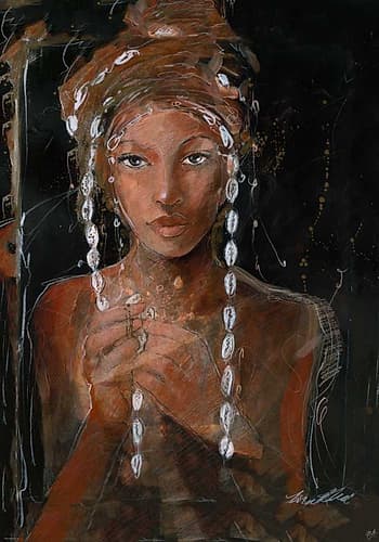 African Beauty Inspirational Print