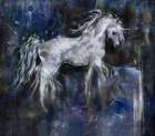 Unicorn- Blue Art Print