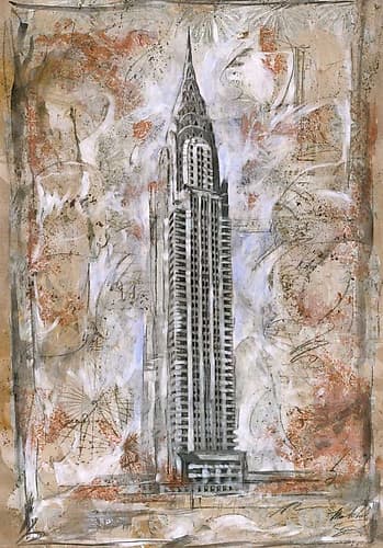 City Scape II Art Print