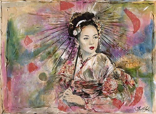 Geisha II Art Print