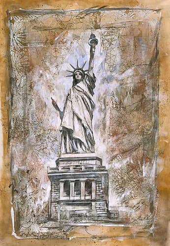 Statue Of Liberty Inspirational Print