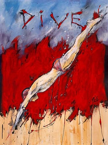 Dive Inspirational Print