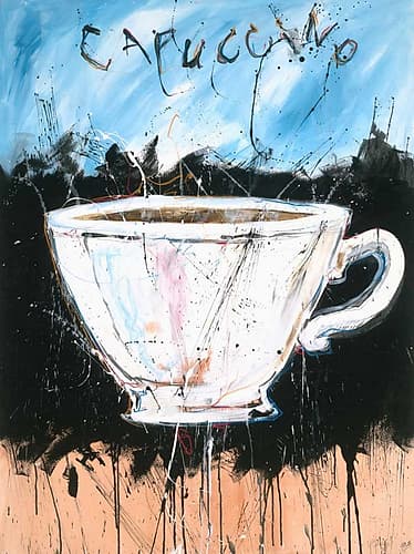 Capucinno Coffee Print