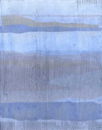 Abstract Blue XXV Art Print
