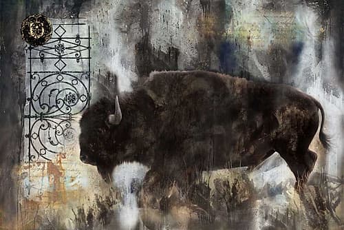 Buffalo Classic Art Print by Marta Wiley