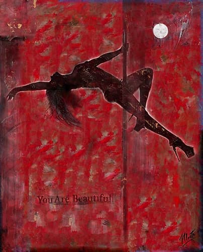 Pole Dancer II Art Print