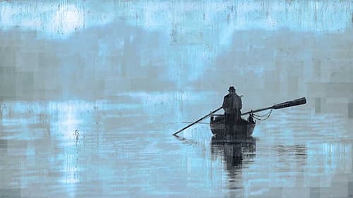 Peace Light Blue Art Print by Marta Wiley