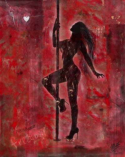 Pole Dancer II Art Print