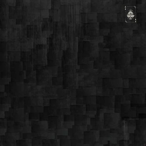 Silk Square Black Collage Inspirational Print