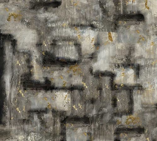 Crackle Brown White Inspirational Print