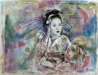 Geisha- Light Art Print