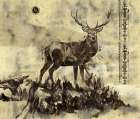 Stag I- Light Art Print
