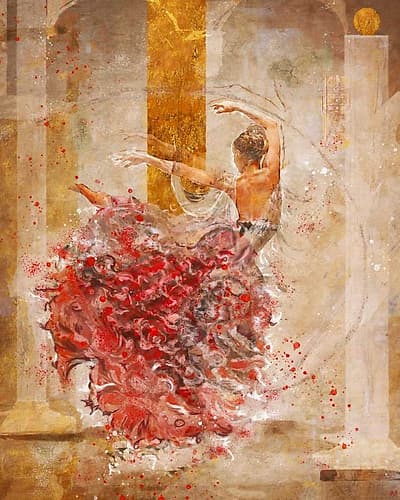Temple Dancer III Inspirational Print