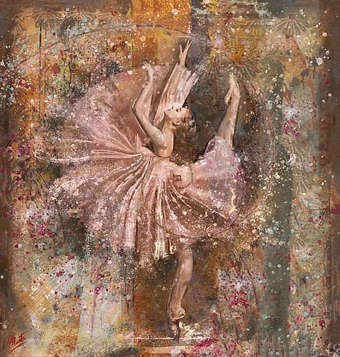 Fibonacci Ballerina Art Print