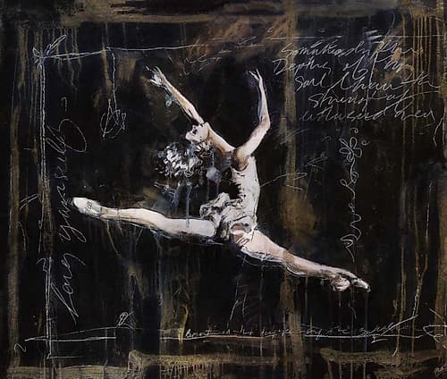 Ballet VI Inspirational Print
