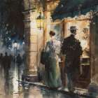 Paris Nights II Art Print