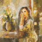 Abstract Woman Art Print