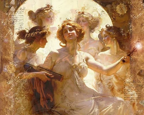 Apollo And Muses I Figurative Print