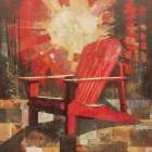 Red Adirandack II Art Print
