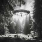 Infrared UFO II Art Print