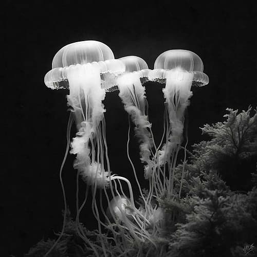 Jellyfish Photo II Inspirational Print