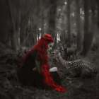Enchanted V Art Print