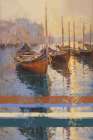 Venice Boats VI Art Print