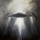 UFO Collage IIII Art Print