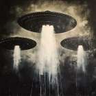 UFO Collage V Art Print